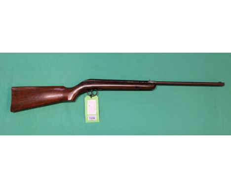 A B.S.A. 'Cadet' .177 cal air rifle, S/No.B15699 (1946-1949), in overall good condition, as a post 1939 air weapon the restri