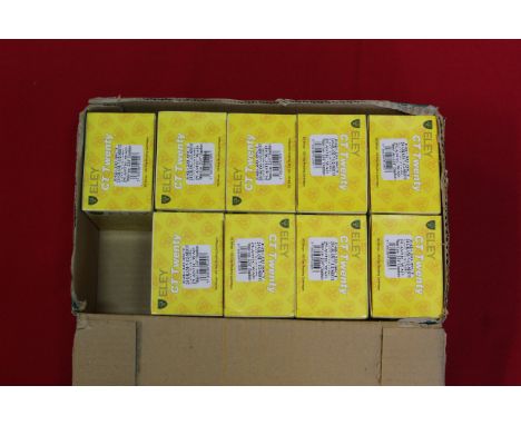 Two hundred and twenty five boxed Eley 'CT Twenty' 24grm 7 1/2 plastic, this item can only be purchased by someone with a cur