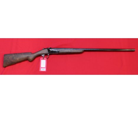 A 12 bore single barrel shotgun by B.S.A. (the snipe), S/No.Y.D.1071, this item can only be purchased by someone with a curre