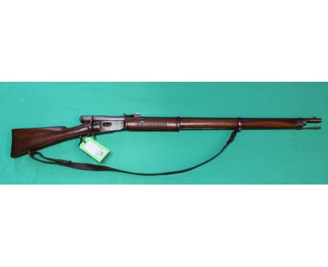 A Swiss model 1869-81 Vetterli bolt action rifle in 10.4 x 38R rim fire cal, this example is better than most, complete with 