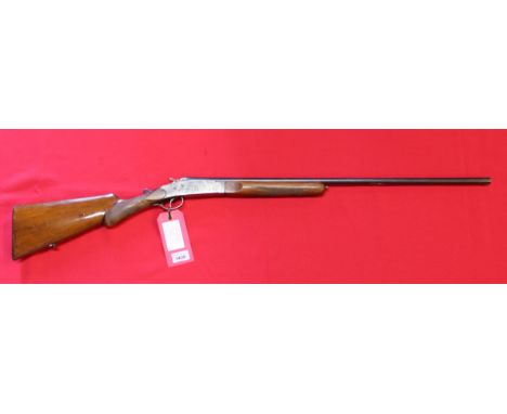 A Spanish .410 single barrel hammer shotgun N.V.S.N., this item can only be purchased by someone with a current valid shotgun