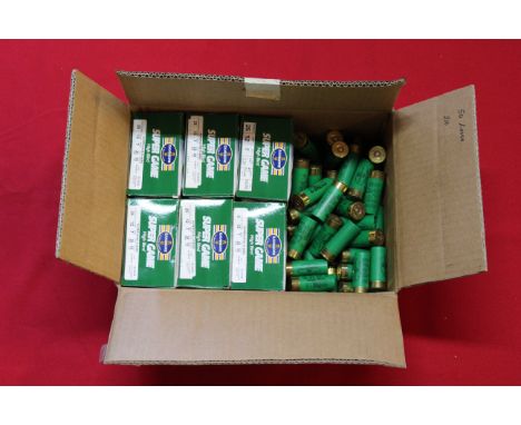 One hundred and fifty boxed 12 bore game bore 'Super Game' 28gms 7s with 50 loose, this item can only be purchased by someone