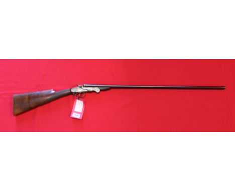 A Belgium .410 double barrel hammer shotgun, S/No.168 (N.B. black powder proof only), this item can only be purchased by some