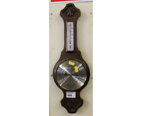 Modern 'Comitti of London' wall barometer.
