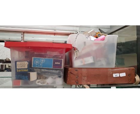 Three boxes of projector valves and bulbs, to include three GEC KT66 Valves, Atlas Projectors Lamps, Thorn EMI Halogen Lamp e