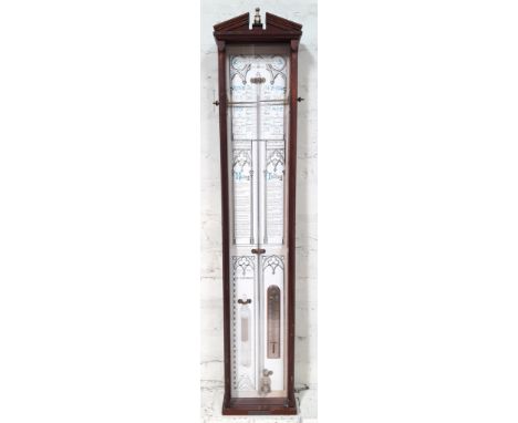 A reproduction Admiral Fitzroy barometer, length 101cm.  