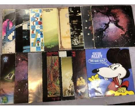 15 Progressive Rock LPs including: Skin Alley: "Two Quid Deal", King Crimson: "Islands" (Polydor), "Islands" (UK orig Island 