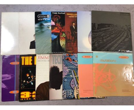 14 Dance/techno LPs/12" including Propellerheads, Future Sound of London, Orbital, The KLF, Bomb the Bass, Squarepusher, Prod