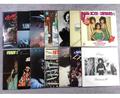 15 Soul/funk LPs including Prince (picture disc), Michael Jackson, James Brown, Percy Sledge, Rufus, Billy Preston, etc.