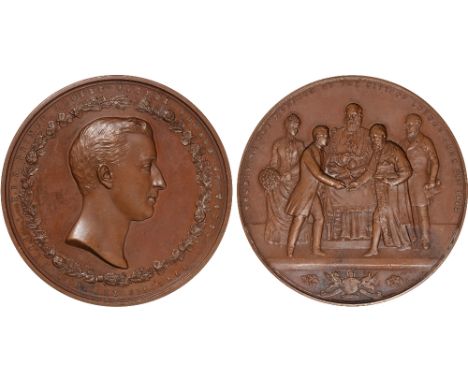 British Commemorative Medals, Prince Albert Victor Edward, Duke of Clarence and Avondale (1864-1892), receives the Freedom of