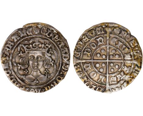 British Coins, Edward III, pre-treaty (1351-61), groats (2), about fine; Edward IV, first reign, light coinage (1464-1470), g