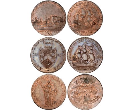 British Tokens, Eighteenth Century Tokens, Gloucestershire, Gloucester, Gloucester & Berkeley Canal [Co.], halfpenny, 1797, t