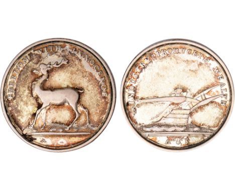 British Tokens, Eighteenth Century Tokens, Middlesex, Political and Social series, Buck Society, halfpenny-sized ticket in si