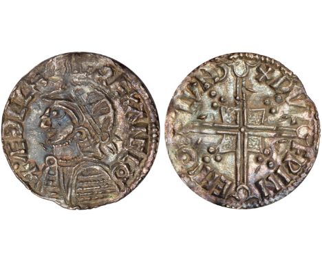 British Coins, Aethelred II (978-1016), pennies, helmet type, BMC. VIII, London (6), helmeted bust l., rev. voided long cross