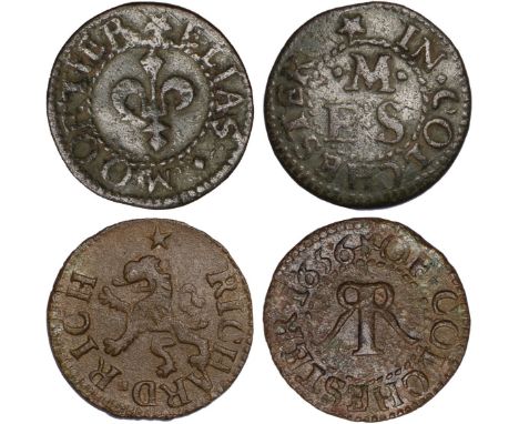 British Tokens, Seventeenth Century Tokens, Essex, Colchester (16): William Moore, farthing, merchant’s mark, Bays Maker (W.1