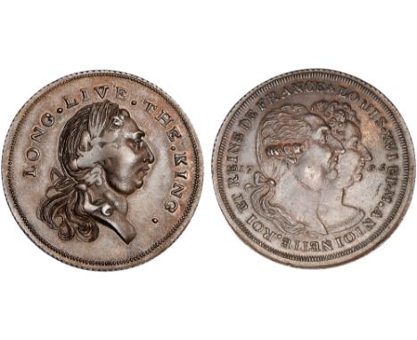 British Tokens, Eighteenth Century Tokens, Sussex, Horsham, mule halfpennies (2), 1795, bust of George III, LONG LIVE THE KIN