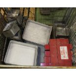 Catering equipment - Fire Blanket Boxes, Trays, Mess TIns