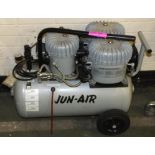 Jun-Air Serial No 596187 Compressor 12.5 Bar 50 Litre Tank