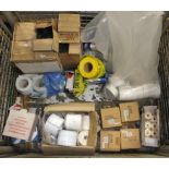 Various reels of electrical tape, Labels