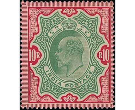 1902-11 KEVII 3p - 25r mint with all listed shades, tone marks to 2r rose-red and 5r ultramarine and deep lilac, 15r with lig