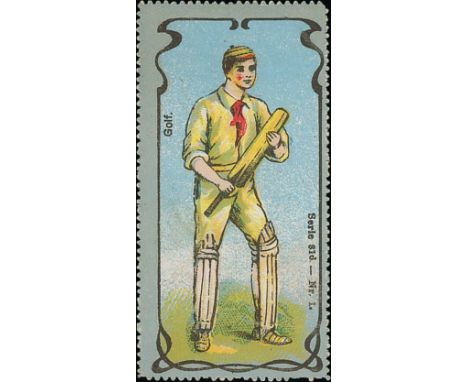 Cinderellas. c.1908-2008 Cricket related cinderellas, the interesting collection in three albums with c.1908 "Fussball Club N