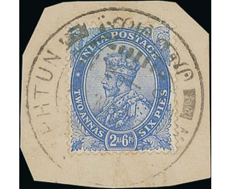 Persia. QV-KGV Covers and cards (11), stamps and pieces (c.200) with cancels of Abadan (3, with piece bearing KGV ½a, 6a, 1r,