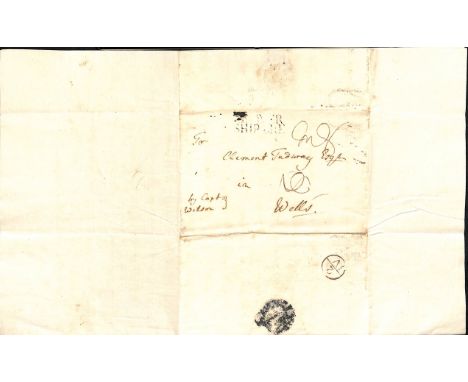 Deal / Dover. 1766-69 Entire letters from Antigua, one 1766 (Apr 6) letter to Clement Tudway in Wells endorsed "by Capt Wilso