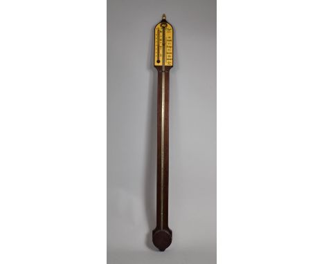 A 20th Century but Georgian Style Mahogany Stick Barometer by Comitti &amp; Son, London&nbsp;
