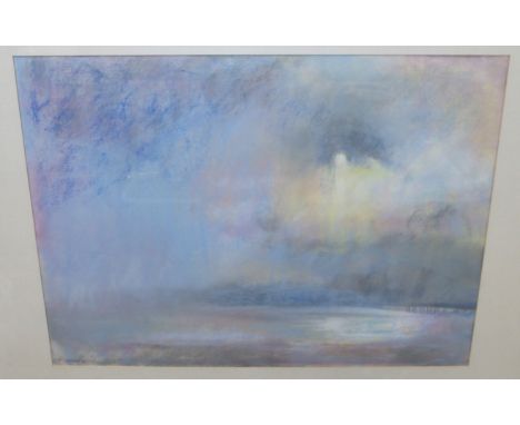 AVRIL NICOL Abstract, pastel, 52 x 74cm, KEITH MCINTYRE The prize, signed, print, (19)87, 57 x 76cm and WILLIAM CADENHEAD Win