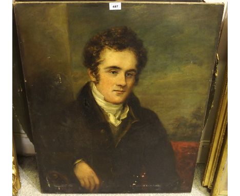 DENIS MACCALL H C MALKIN Esq, Head and shoulders, oil on canvas, 76 x 63cm and another portrait, 93 x 73cm (2) Gilbert Telfer