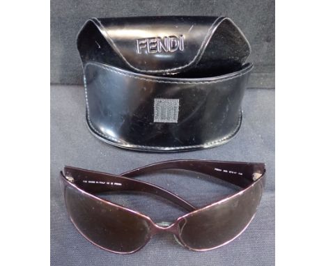 A PAIR OF FENDI SUNGLASSES Model FS344 (worn), cased