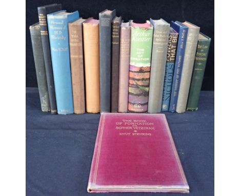 KOESTLER, ARTHUR - THE ACT OF CREATION first edition 1964, published by Hutchinson, with dustwrapper and fourteen occult, spi