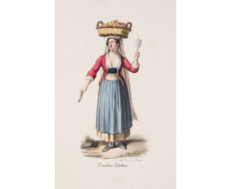 Cuciniello (Domenico) and Lorenzo Bianchi, publishers. Raccolta di Costumi Napolitani [Siciliens], lithograph title (correcte