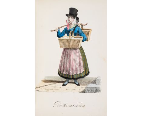 Jessen (Heinrich) [Trachten aus Alt-Hamburg], with decorative lithographed title 'Album Hamburgischer Costume' incorporating 