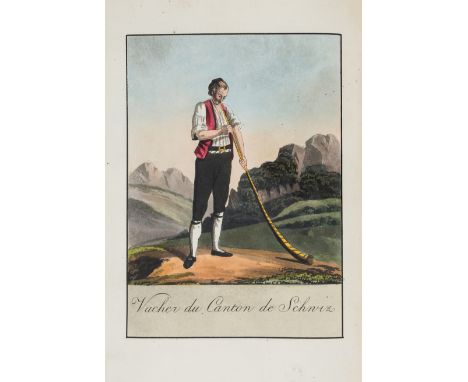 Reinhardt (Joseph) A Collection of Swiss Costumes, in Miniature, second English edition, titles and text in English and Frenc