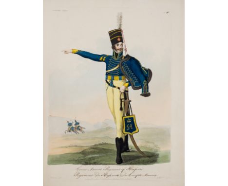 Eben (Adolphus Christian Frederick, Baron von) and Nicolaus Heideloff, The Swedish Army. Modèles de l'Uniforme Militaire Adop