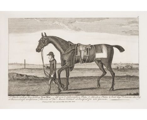 Seymour (James) Twelve Prints of Hunters & Running Horses, taken in various Actions, 12 engraved plates after Seymour, untrim