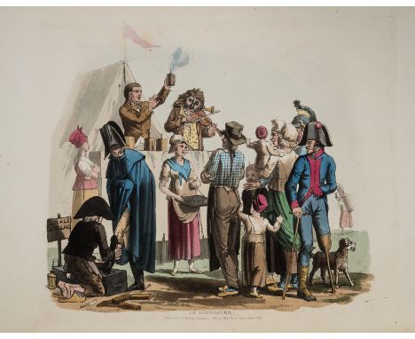 [Peake (Richard Brinsley)] The Characteristic Costume of France..., first edition in book form, hand-coloured aquatint fronti