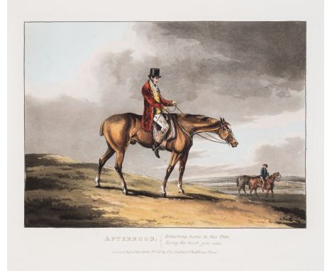 [Alken (Henry)] Doing the Thing, and the Thing Done, in a series of Sporting Plates, first issue, 8 hand-coloured aquatints, 