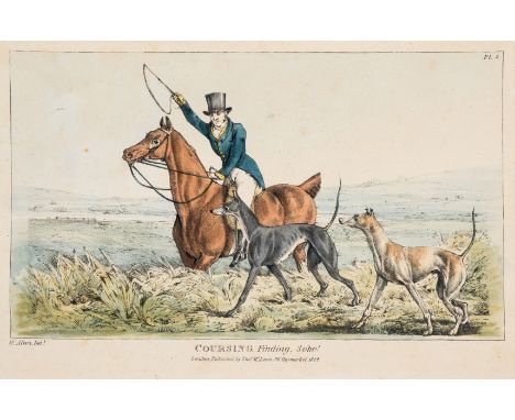 Alken (Henry) [Coursing], a set of 6 hand-coloured etched plates, some light spotting or toning and neat restoration, window-