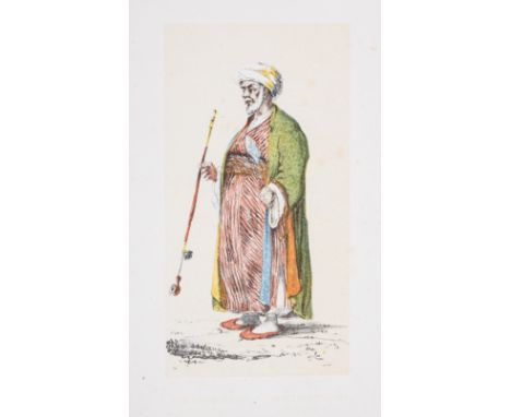 Gottwa (Carlo) Scelta Collezione di Costumi Egiziani, ?only edition, 24 chromolithographed or tinted lithographed plates, som