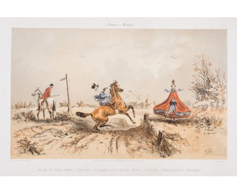 [Browne (Hablot K.)], "Phiz". How Pippins Enjoyed a Day with the Fox-Hounds, first edition, 12 chromolithographed plates by B