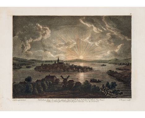 Bourgebin de Vialart (Charles Etienne, Count de Saint-Mory) Voyage Pittoresque de Scandinavie, 24 hand-coloured aquatint plat