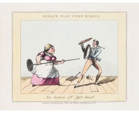 Lisle (Joe) Joe Lisle's Play Upon Words, letterpress title with quotation from Shakespeare, 40 hand-coloured aquatint plates 