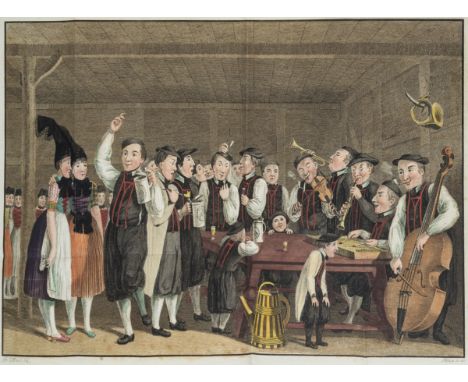 Kronbiegel (Carl Friedrich) Ueber die Sitten, Kleidertrachten und Gebräuche der Altenburgischen Bauern, second edition, 15 ha