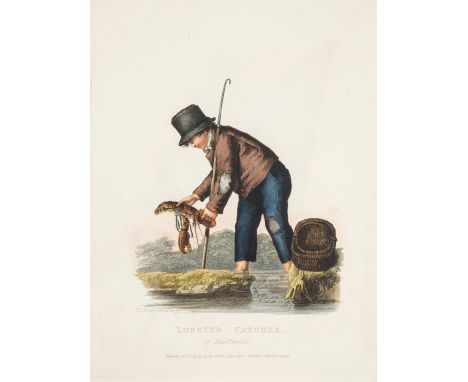 Busby (Thomas Lord) The Fishing Costume and Local Scenery of Hartlepool, in the County of Durham, first edition, 6 fine hand-