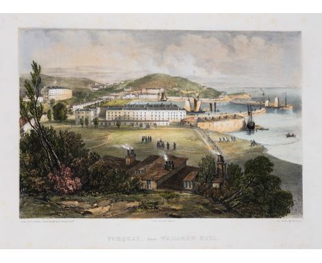 [Dibdin (Thomas Colman)] [Scenery of Torquay and Babbicombe], 6 hand-coloured lithograph plates by William Gauci after Dibdin