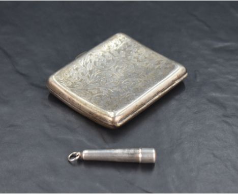 Vintage Sterling Silver Cigarette Case, 1920s Hallmarks, Silver Pocket  Case, Silver Jewellery Case, Solid Silver Case 