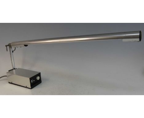 Gerald Abramovitz (1928-2011) for Best &amp; Lloyd - an MK2 cantilever fluorescent desk lamp, designed 1964, with elongated a