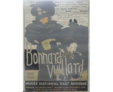 A 1950s French advertising poster for Bonnard Vuillard, lithograph printed in colours, the full sheet 72 x 50.5cm 